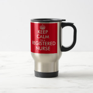 Brillant gardez le calme im une tasse de voyage