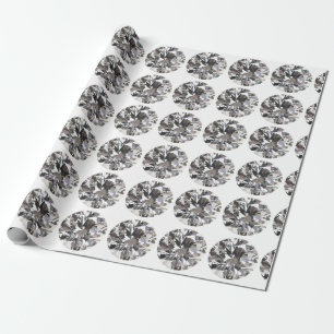 Brillant Round Diamond Geschenkpapier