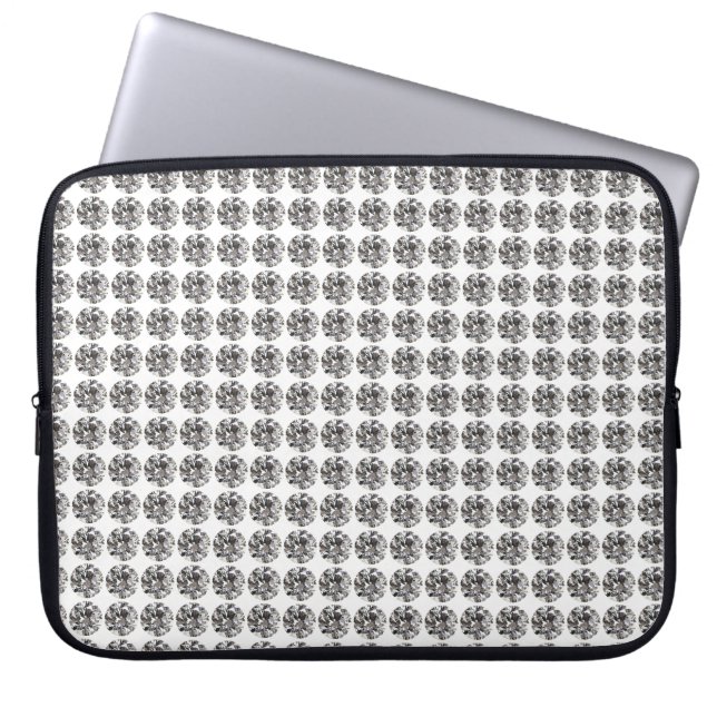 Brillant Round Diamond Laptopschutzhülle (Vorderseite)