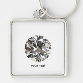 Brillant Round Diamond Schlüsselanhänger