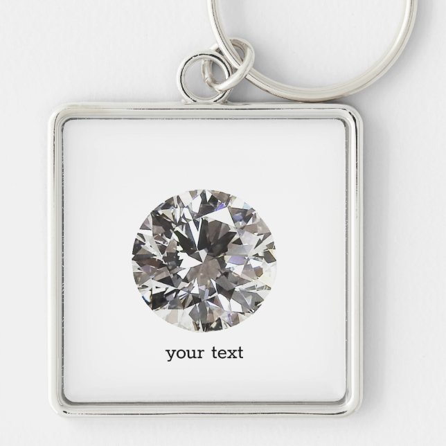 Brillant Round Diamond Schlüsselanhänger (Vorne)