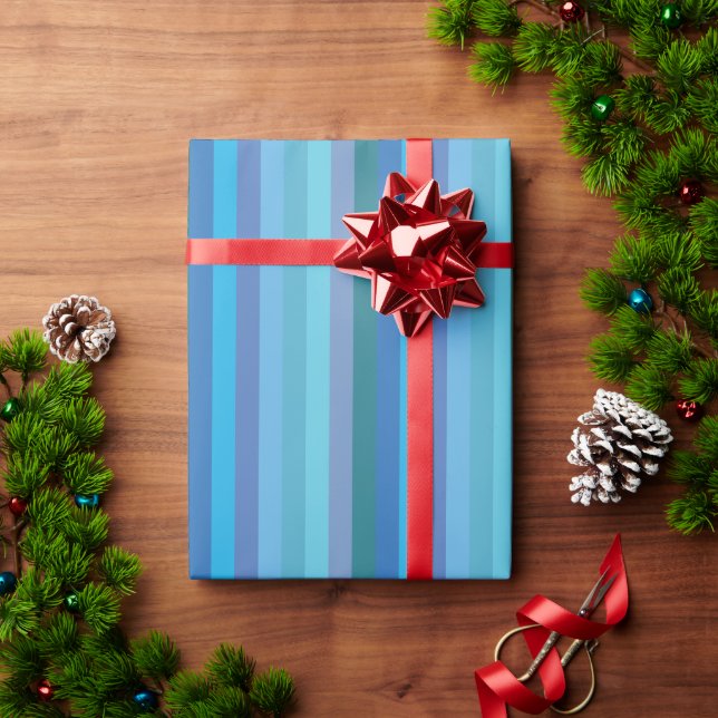 Brillante Farben 2 Geschenkpapier (Feiertagsgeschenk)