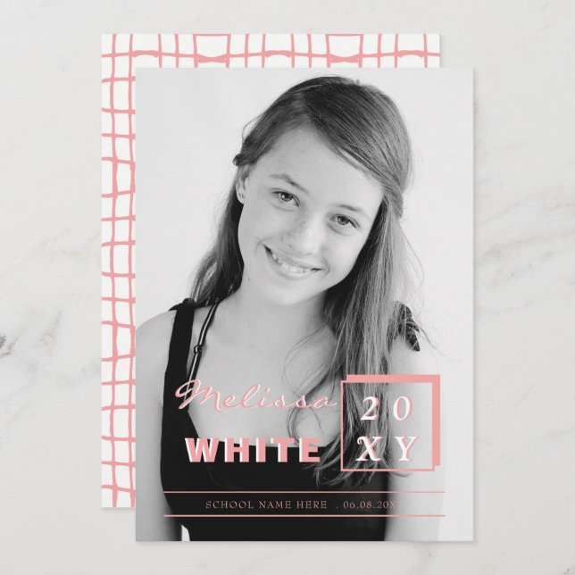 brillante future faire-part de graduation (Devant / Derrière)