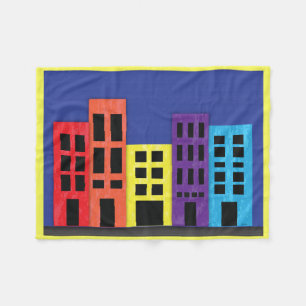 Brillante Gebäude Fleece Blanket