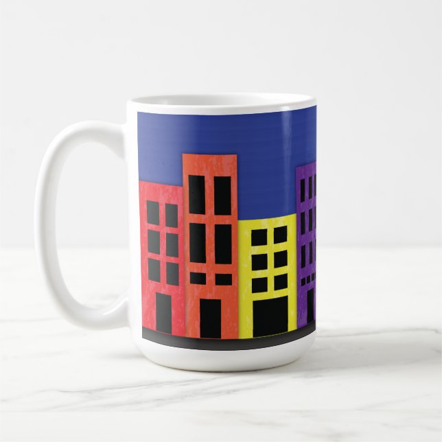 Brillante Gebäude Kaffeezubereitung Tasse (Links)