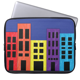 Brillante Gebäude Laptop Sleeve