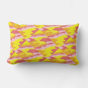 Brillante Himbeere, rosa, gelb & orange Kissen