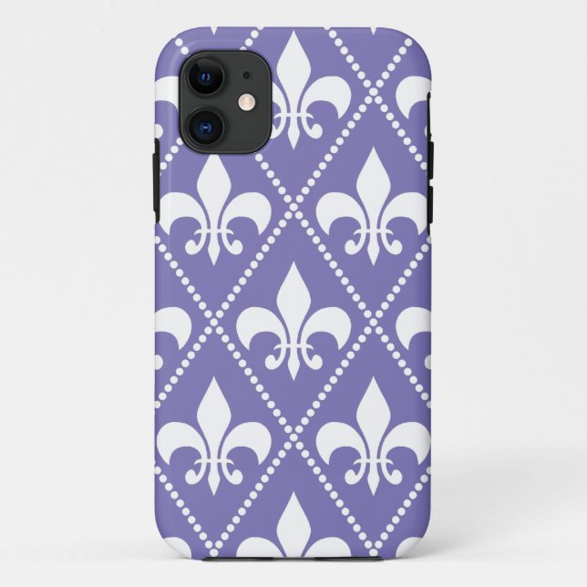 Brillante Lila Lilie Case-Mate iPhone Hülle (Rückseite)