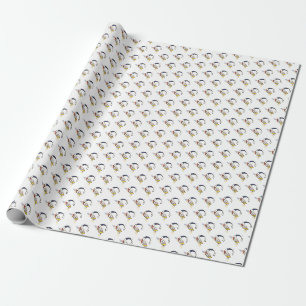 Brillante Neoplastik Art Monogram. Buchstabe G Geschenkpapier