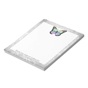 Brillante Rainbow Butterfly Notepad Notizblock