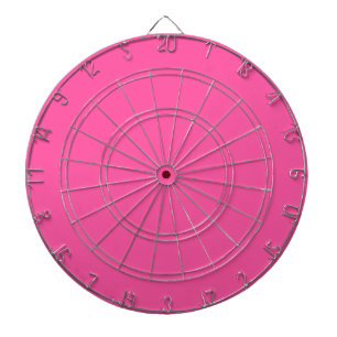 Brillante Rose (Vollfarbe) Dartscheibe