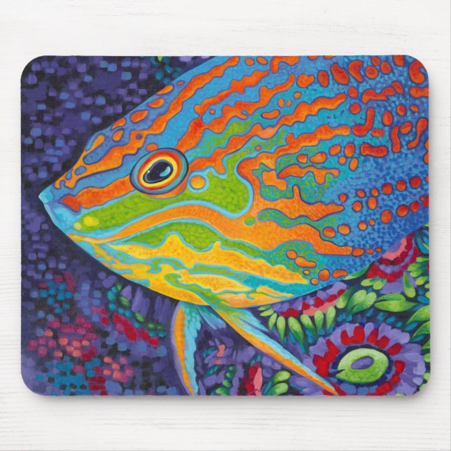 Brillante tropische Fische I Mousepad (Vorne)