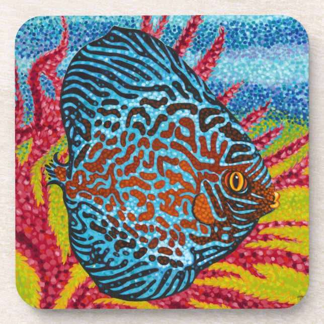 Brillante tropische Fische II Untersetzer (Vorderseite)