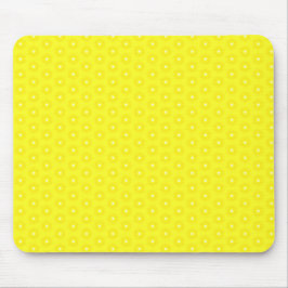 Brillante Zitronengelbe Sonnenscheinsterne Muster Mousepad