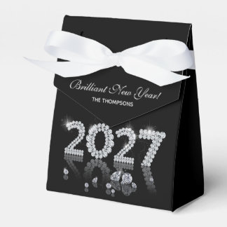 Brillanten Diamanten Luxus Neujahr 2027 Geschenkschachtel