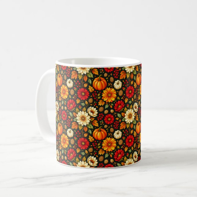 Brillanter Erntedank Kaffeetasse (Vorderseite Links)