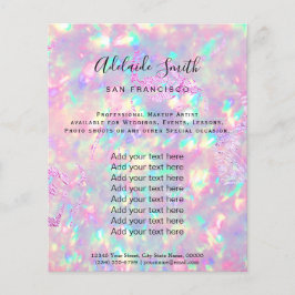 brillanter Opal Foto Design Flyer