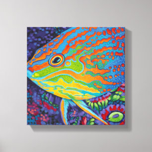 Brillanter tropischer Fisch I Leinwanddruck