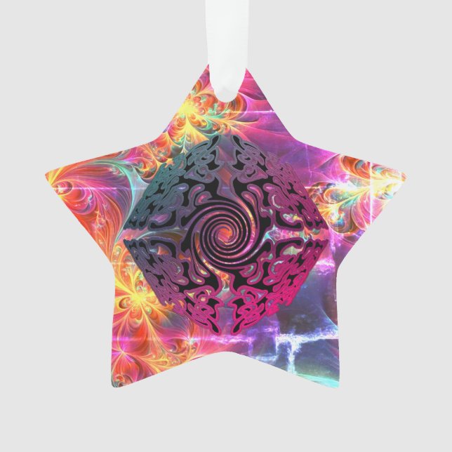 Brillantes Weihnachtsalternative Ornament (Vorderseite)