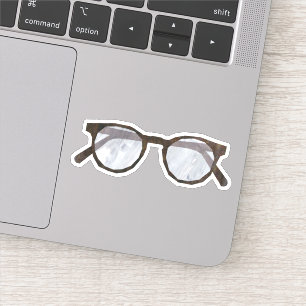 Brille Aufkleber