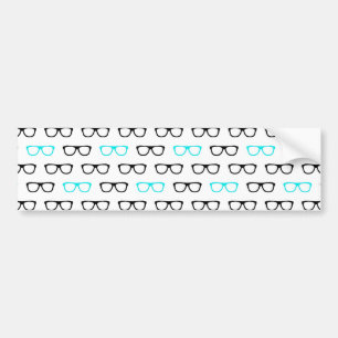 Brille Autoaufkleber