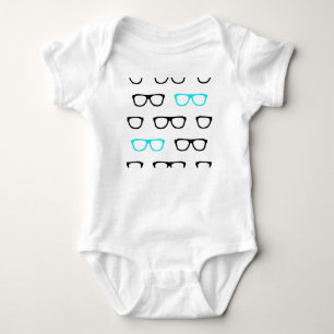 Brille Baby Strampler