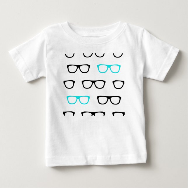 Brille Baby T-shirt (Vorderseite)