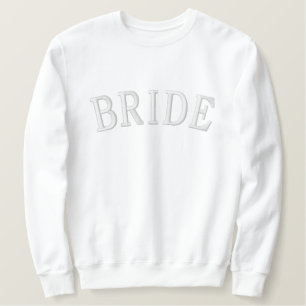 Brille besticktes Sweatshirt