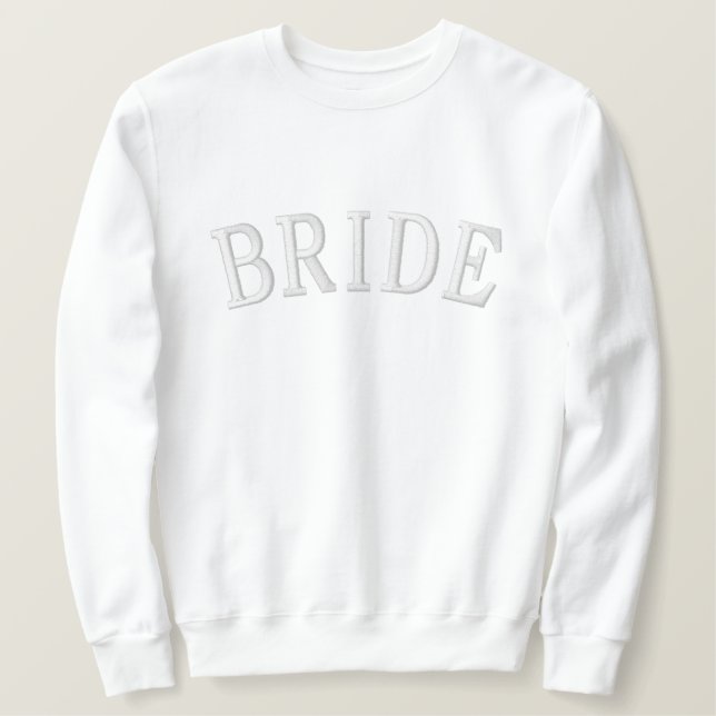 Brille besticktes Sweatshirt (Design vorne)