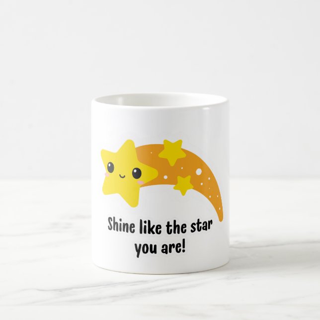 Brille Comme L'Étoile Que Tu Es ! Cute Star Mug (Centre)