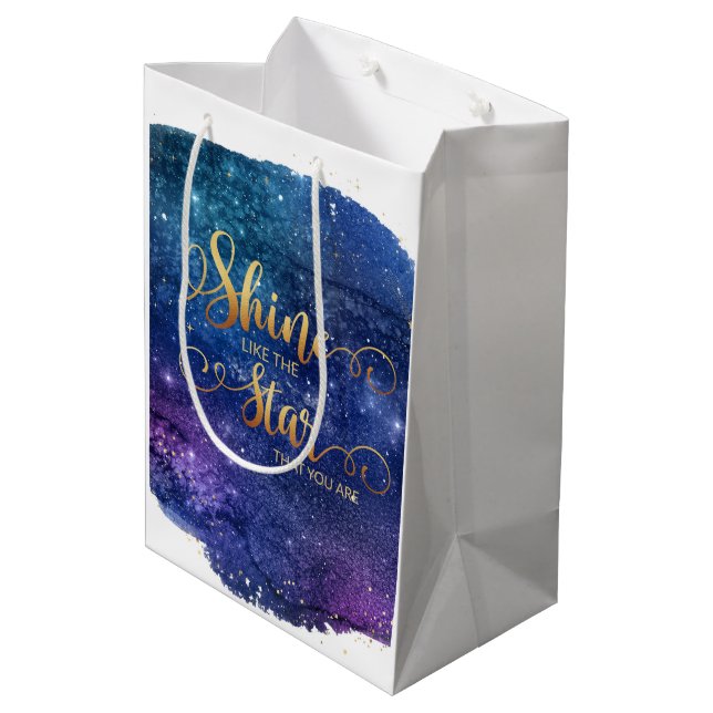 Brille Comme L'Étoile Que Vous Êtes Sac Cadeau (Dos Angle)