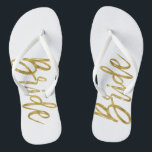 Brille Flip Flops mit Gold Foil Typografie<br><div class="desc">Brille Flip Flops mit Gold Foil Typografie</div>