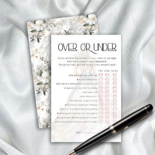 Brille in Gown Over under Brautparty Game