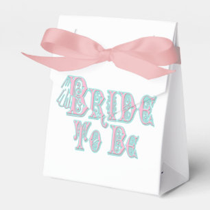 Brille mit Schleier, Rosa und Aquamariner Art Geschenkschachtel