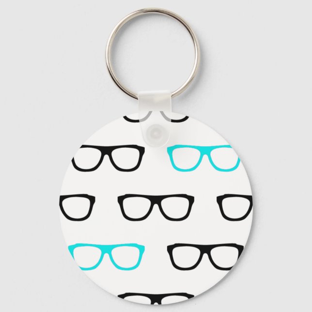 Brille Schlüsselanhänger (Vorderseite)
