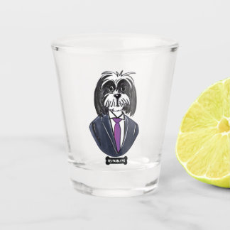 Brille Schnapsglas