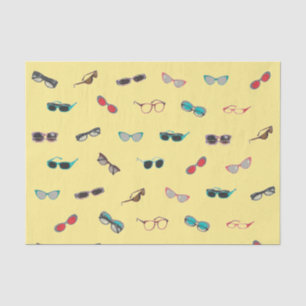 Brille und Sonnenbrille Seidenpapier