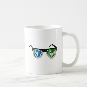 Brillen für Bücherwürmer Kaffeetasse