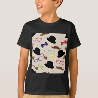 Brillen, Hats und Mustache T-Shirt