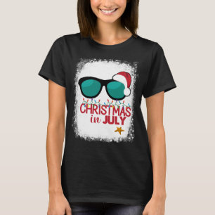 Brillen Tropical Christmas in der Juli-Weihnachtsm T-Shirt