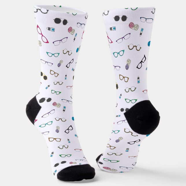 Brillen und Kontaktlinsen Socken (Gewinkelt)