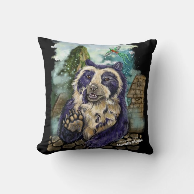 Brillenbär Kissen (Vorderseite)