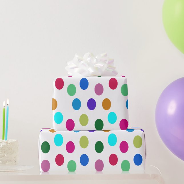 Brillenfarbene Ovals Party Geschenkpapier (Partygeschenke)