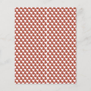 Brillenfarbenes Packpapier mit festlicher Kiste Flyer