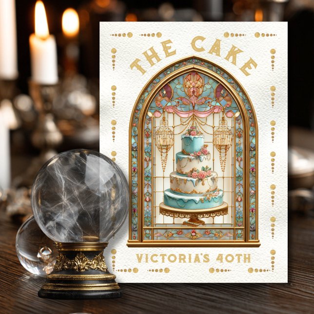 Brillengeburtstag-Party-Tarot Einladung (Von Creator hochgeladen)