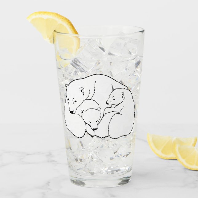 Brillengläser aus Polar Bären Brillen Brillen pers Glas (Vorderseite Ice)