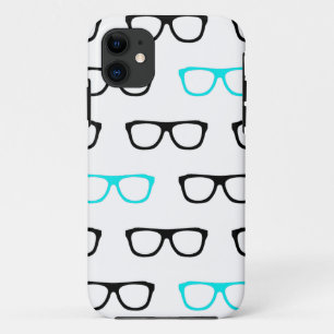 Brillengläser geeky blau Case-Mate iPhone hülle