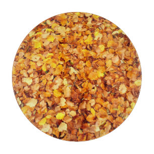 Brillenkopfplatine im Herbst Schneidebrett