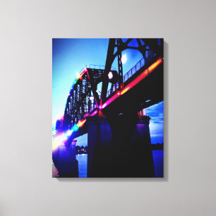Brillenleuchten Leinwanddruck