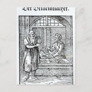 Brillenmacher Postkarte